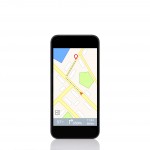 mobile touch phone with Navigator interface on the screen